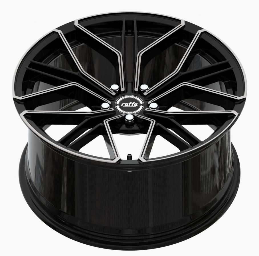 Raffa Wheels<br>RF-02 Dark Mist Black (19x8.5)